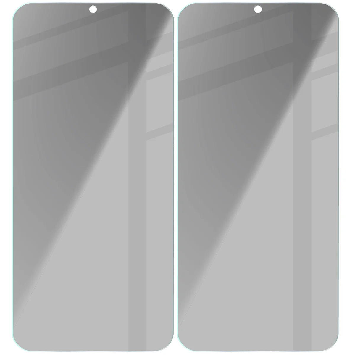 Gehärtetes Glas mit Privatschutzfilter für Galaxy S25 / S24, Bizon Glass Clear Shadow Duo, getönt, 2 Stück