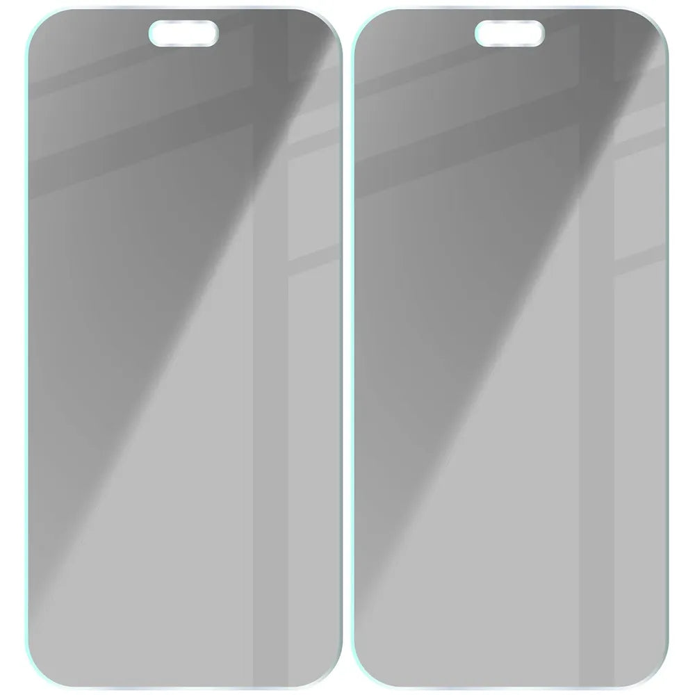 Gehärtetes Glas mit Privatschutzfilter für iPhone 18 Pro, Bizon Glass Clear Shadow Duo, getönt, 2 Stück (4/4)