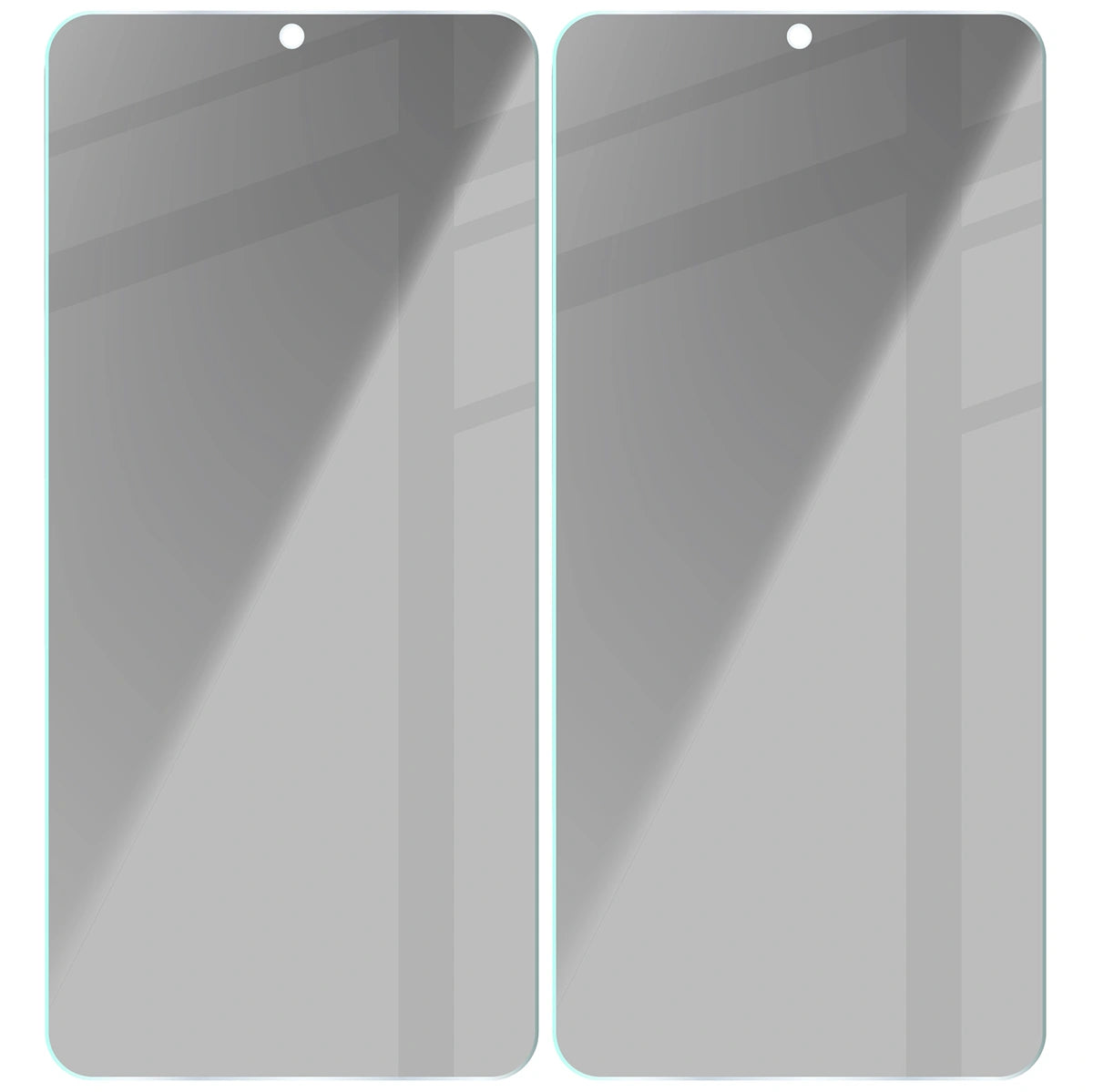 Gehärtetes Glas mit Privatschutzfilter für Galaxy S26 Plus / S25 Edge, Bizon Glass Clear Shadow Duo, getönt, 2 Stück