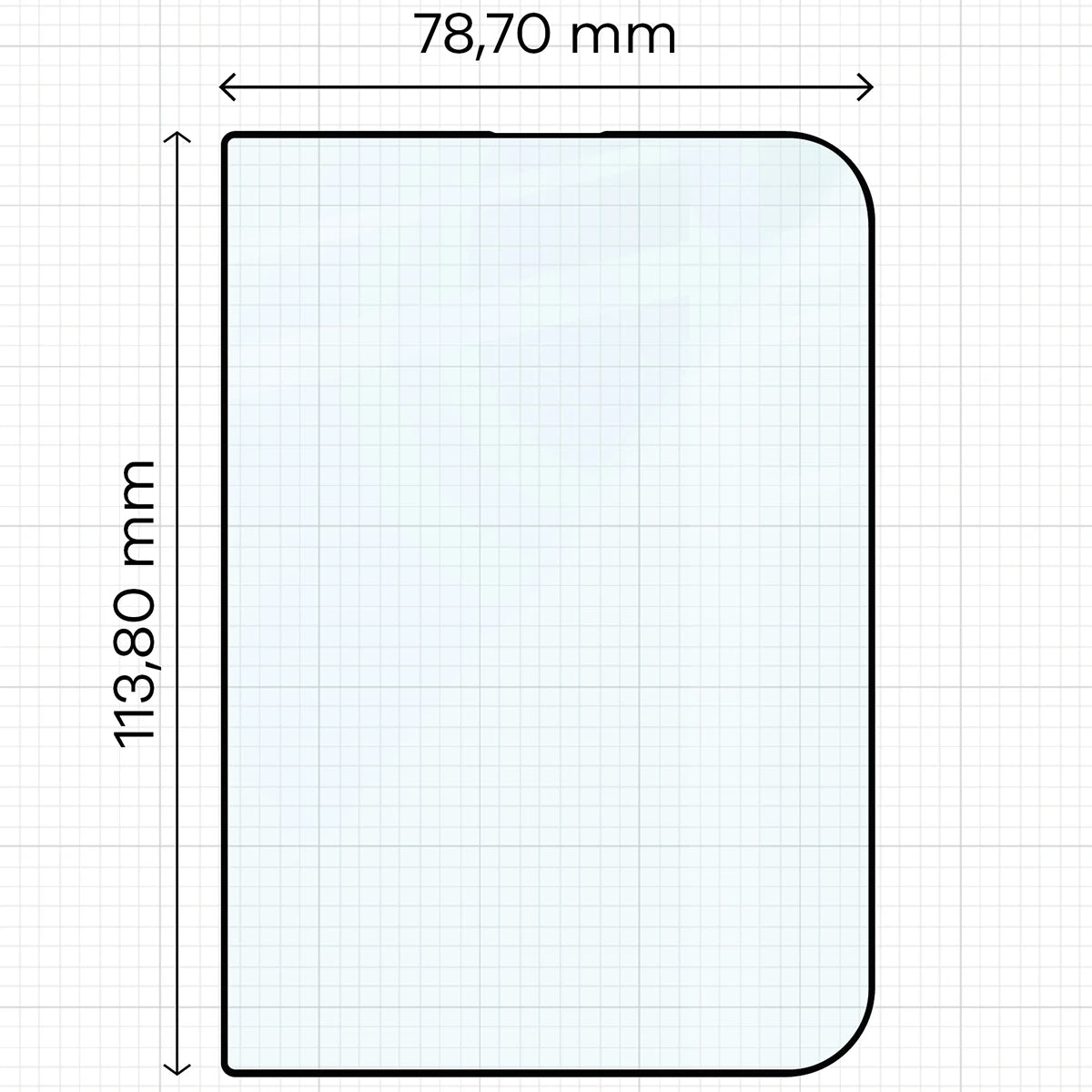 Gehärtetes Glas für iPhone Ultra, Bizon Glass Edge, Schwarzer Rahmen (2/4)