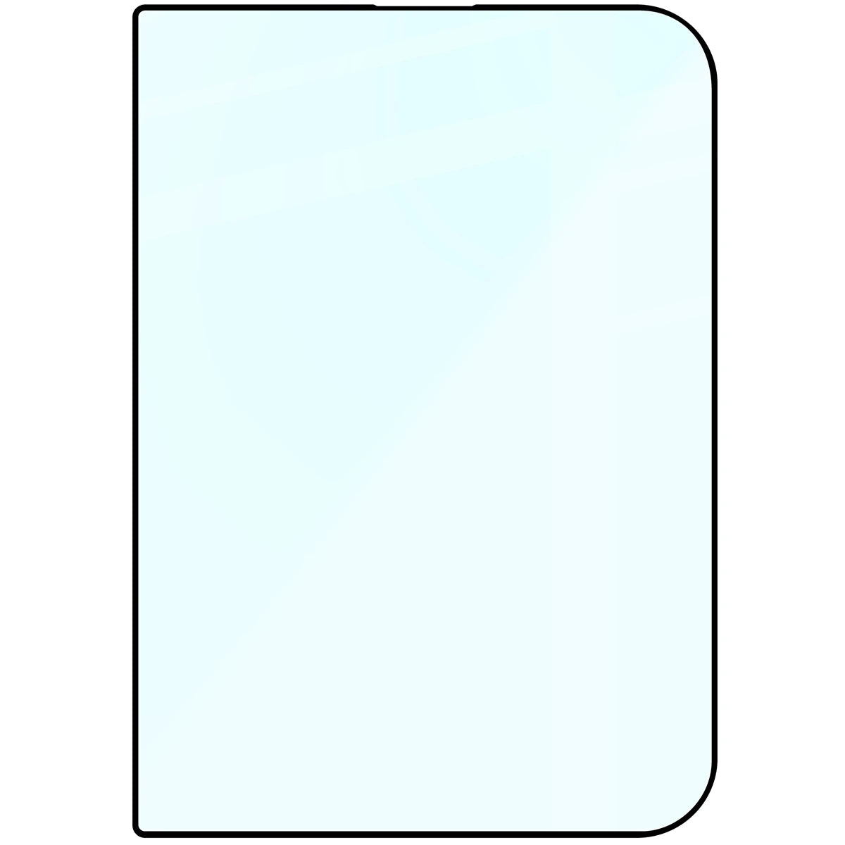 Gehärtetes Glas für iPhone Ultra, Bizon Glass Edge, Schwarzer Rahmen (4/4)