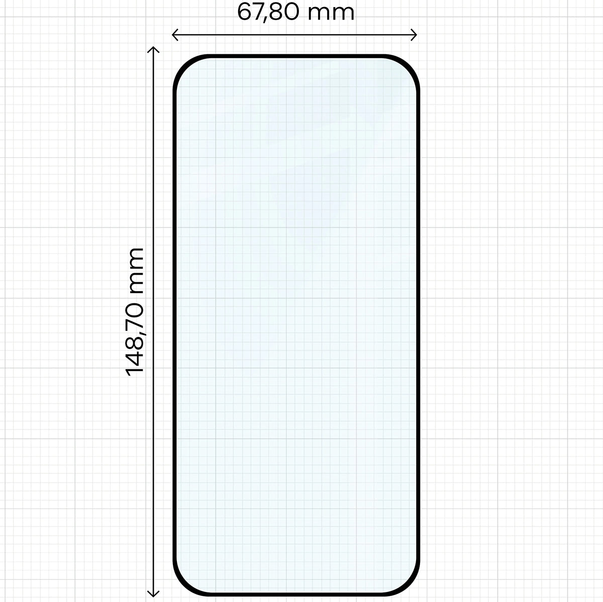 Gehärtetes Glas für Google Pixel 10 / 10 Pro / 9 / 9 Pro, Bizon Glass Edge 2, schwarzer Rahmen