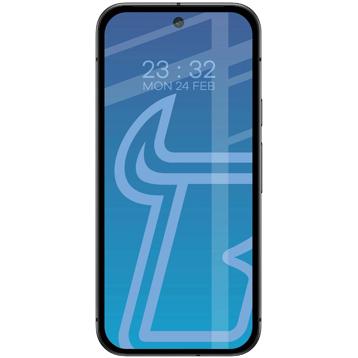 Gehärtetes Glas für Google Pixel 10 / 10 Pro / 9 / 9 Pro, Bizon Glass Edge 2, schwarzer Rahmen
