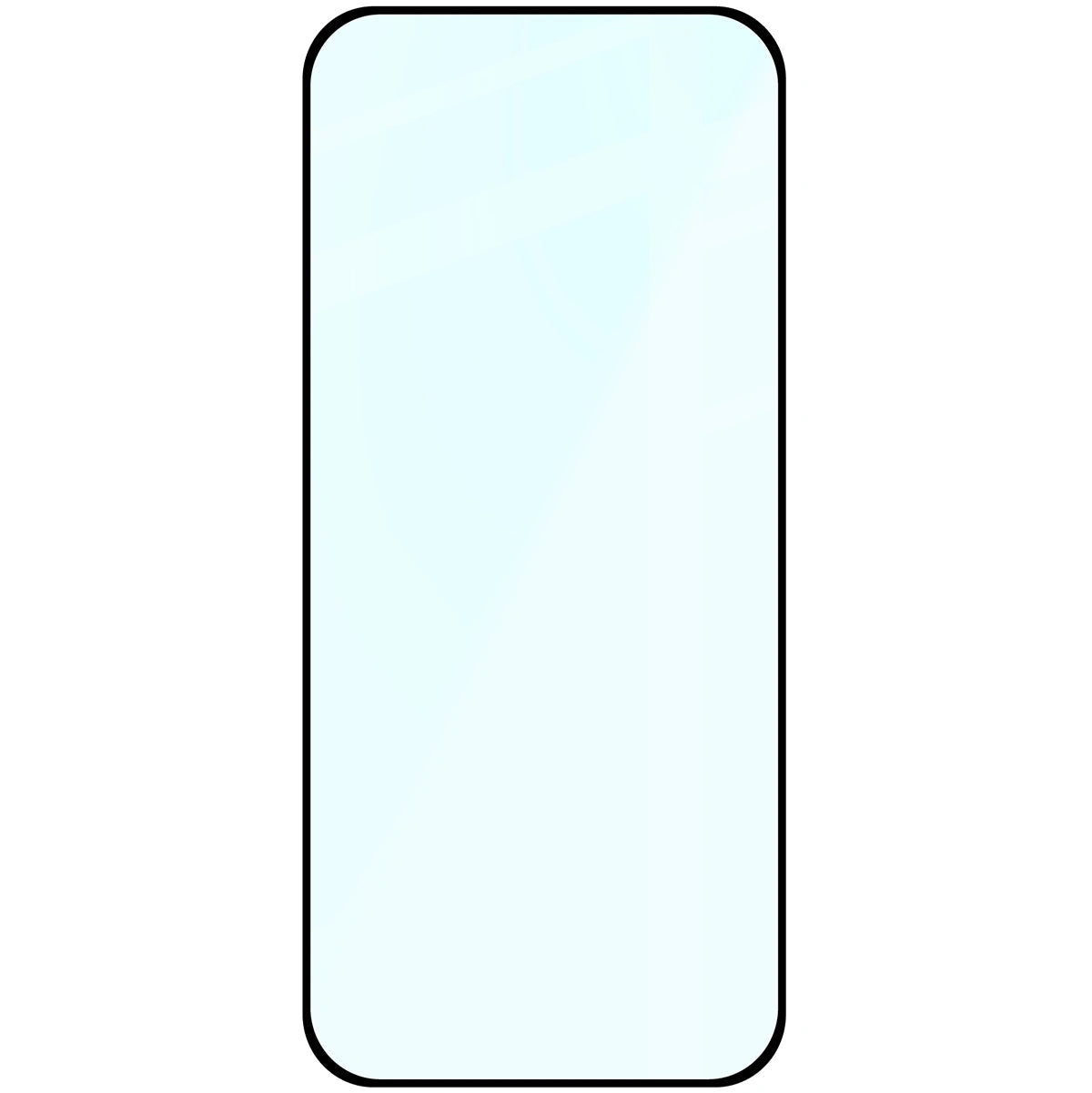 Gehärtetes Glas für Google Pixel 10 / 10 Pro / 9 / 9 Pro, Bizon Glass Edge 2, schwarzer Rahmen