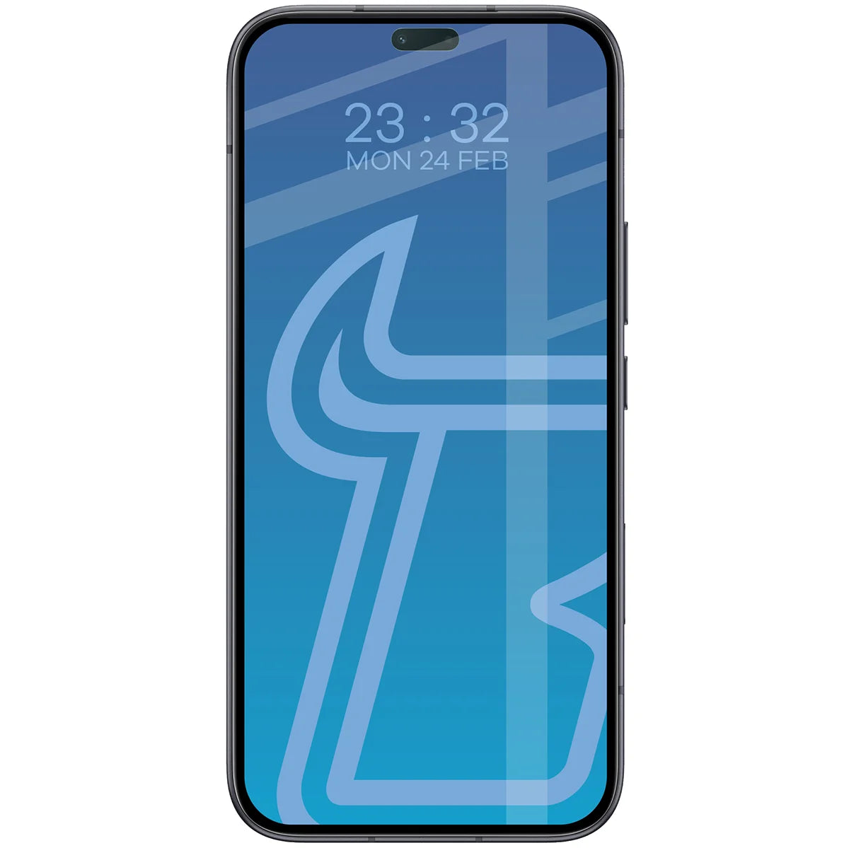 Gehärtetes Glas für Honor 600 Lite 5G, Bizon Glass Edge, Schwarzer Rahmen