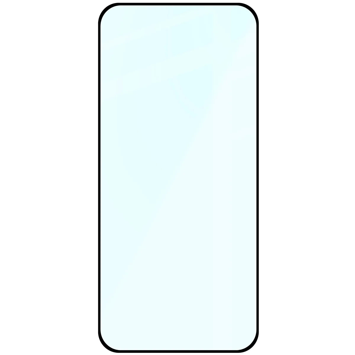 Gehärtetes Glas für Honor 600 Lite 5G, Bizon Glass Edge, Schwarzer Rahmen