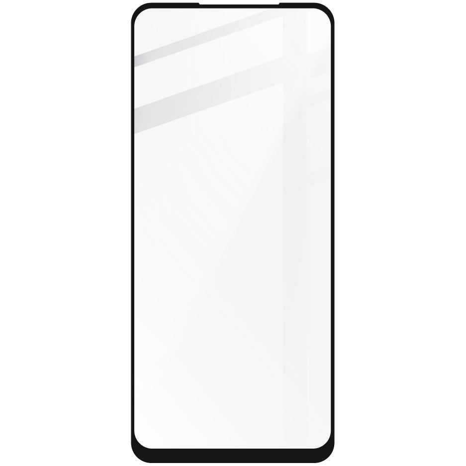Gehärtetes Glas Bizon Glass Edge für Oppo A52 / A72, Schwarz