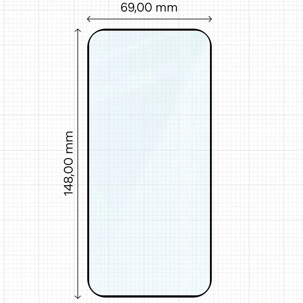 Gehärtetes Glas für Oppo Reno16 / Reno16 Pro 5G, Bizon Glass Edge, (2/4)