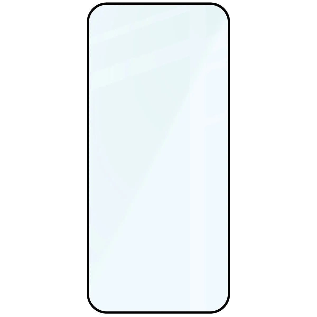 Gehärtetes Glas für Oppo Reno16 F / Reno16 FS, Bizon Glass Edge, Schwarzer Rahmen (4/4)