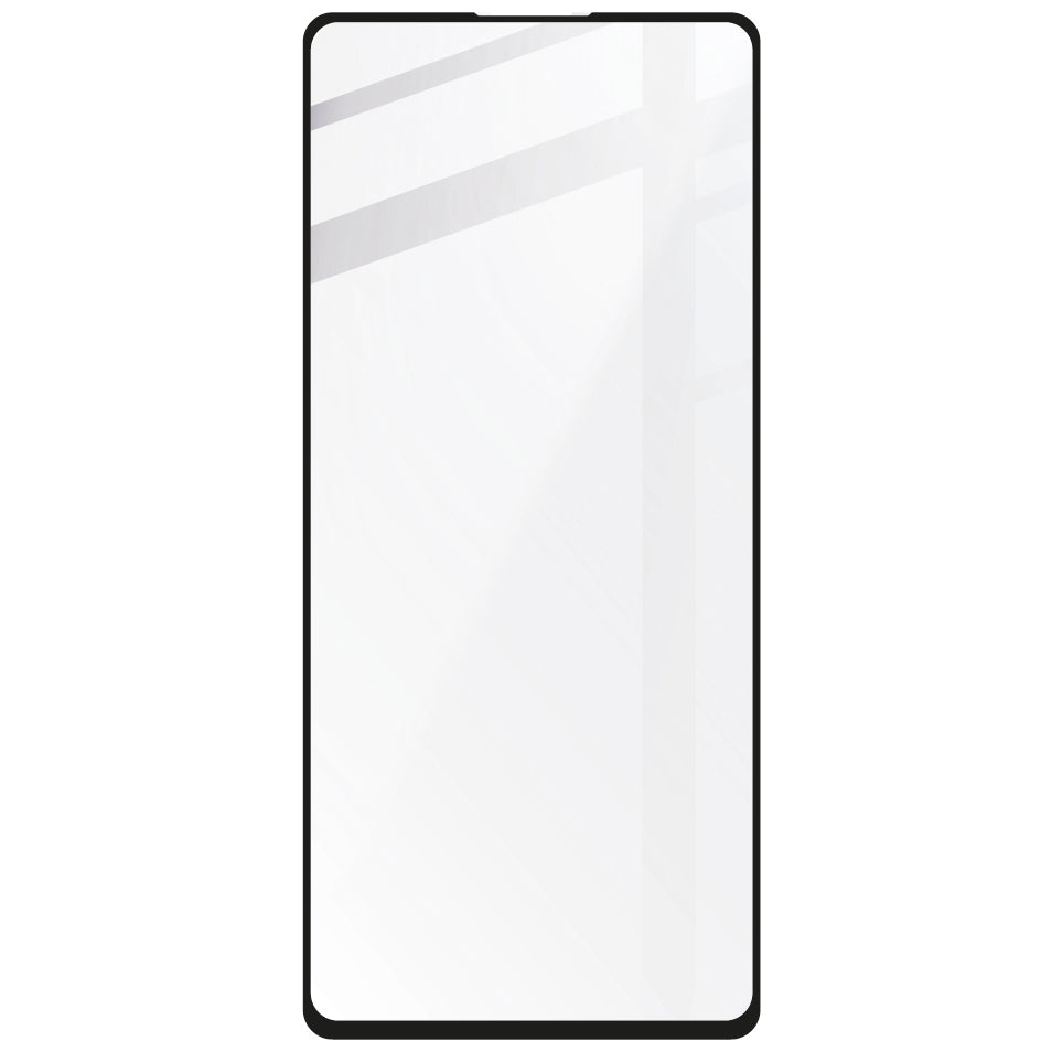 Gehärtetes Glas Bizon Glass Edge für Realme GT 2 / GT Neo 2 / Realme GT Neo 3T, Schwarz