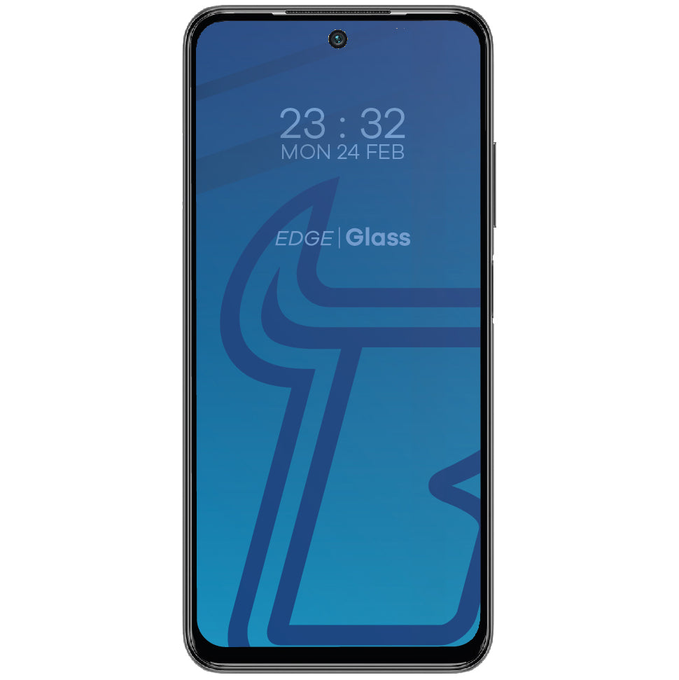 Gehärtetes Glas Bizon Glass Edge für Xiaomi Redmi Note 10 5G, Schwarz