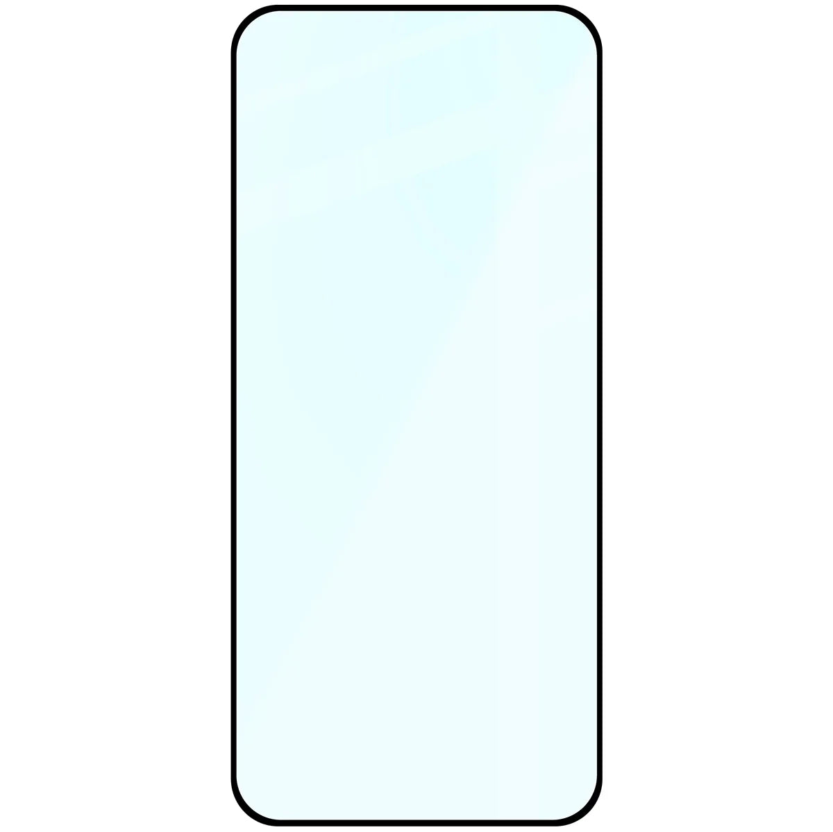 Gehärtetes Glas für Vivo V70 FE 5G, Bizon Glass Edge, Schwarzer Rahmen