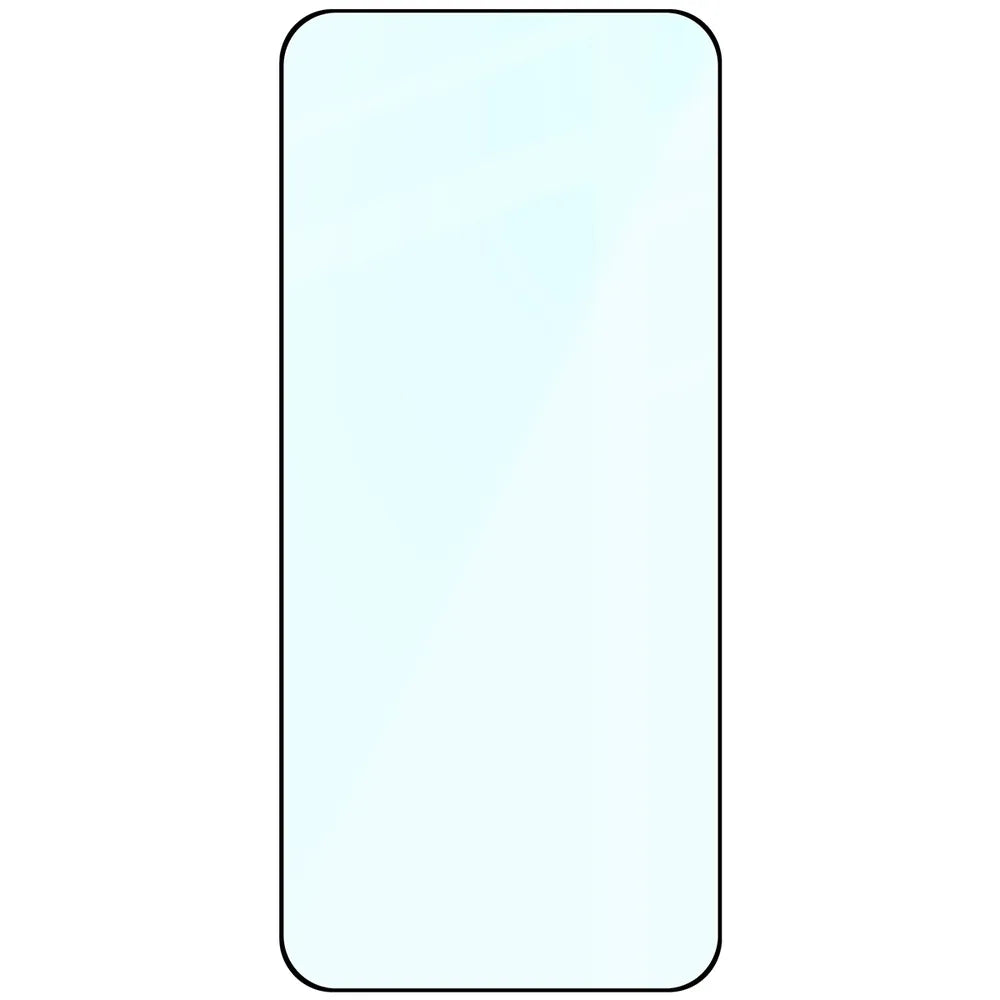 Gehärtetes Glas für Vivo X500 Pro Max, Bizon Glass Edge, Schwarzer Rahmen (4/4)