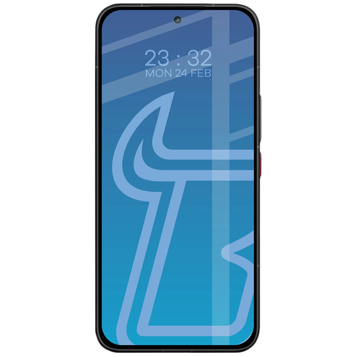 Gehärtetes Glas für Xiaomi POCO F9 Ultra, Bizon Glass Edge, Schwarzer Rahmen (3/4)