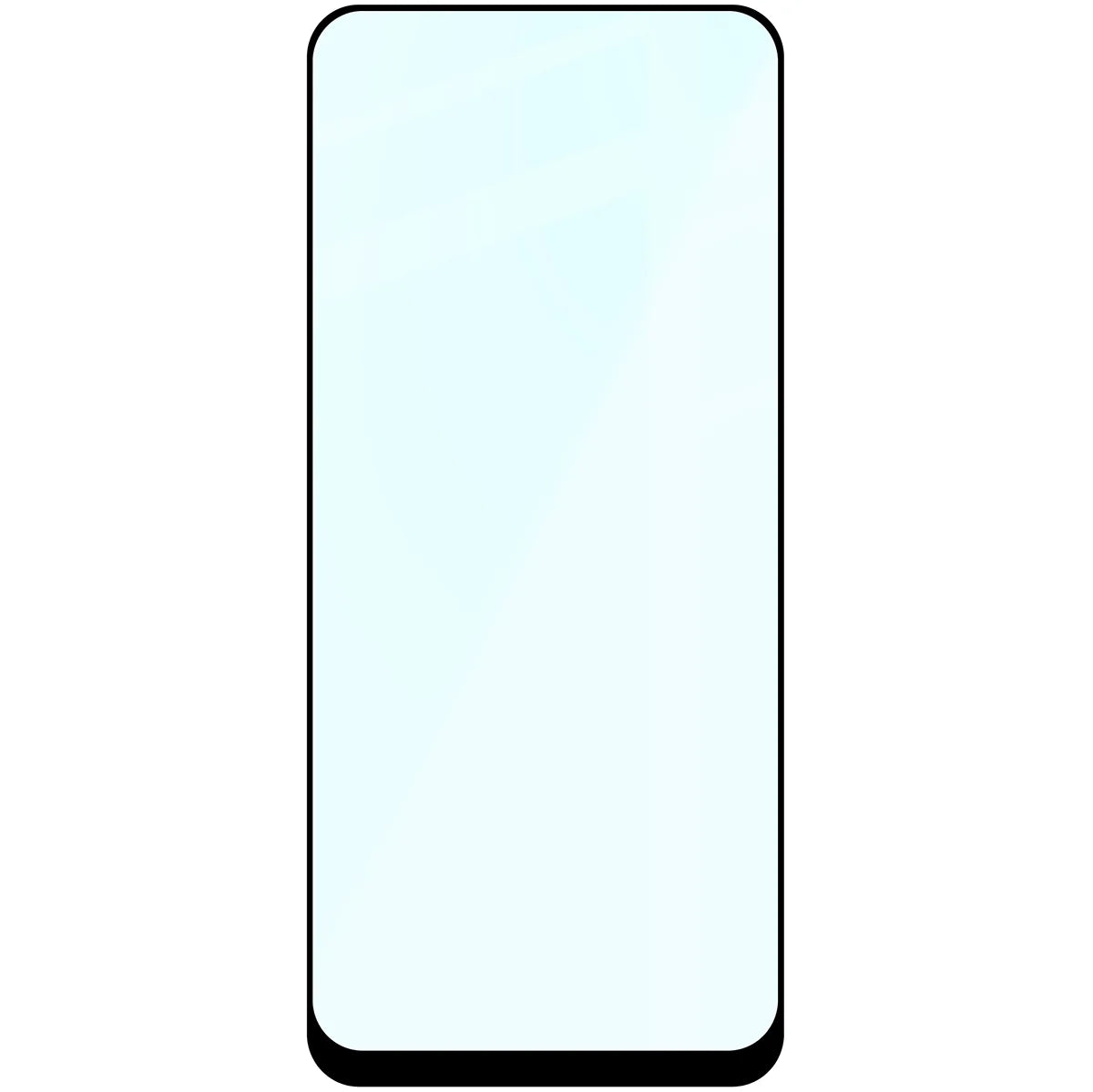 Gehärtetes Glas für Xiaomi Redmi A7 Pro 4G, Bizon Glass Edge, Schwarzer Rahmen