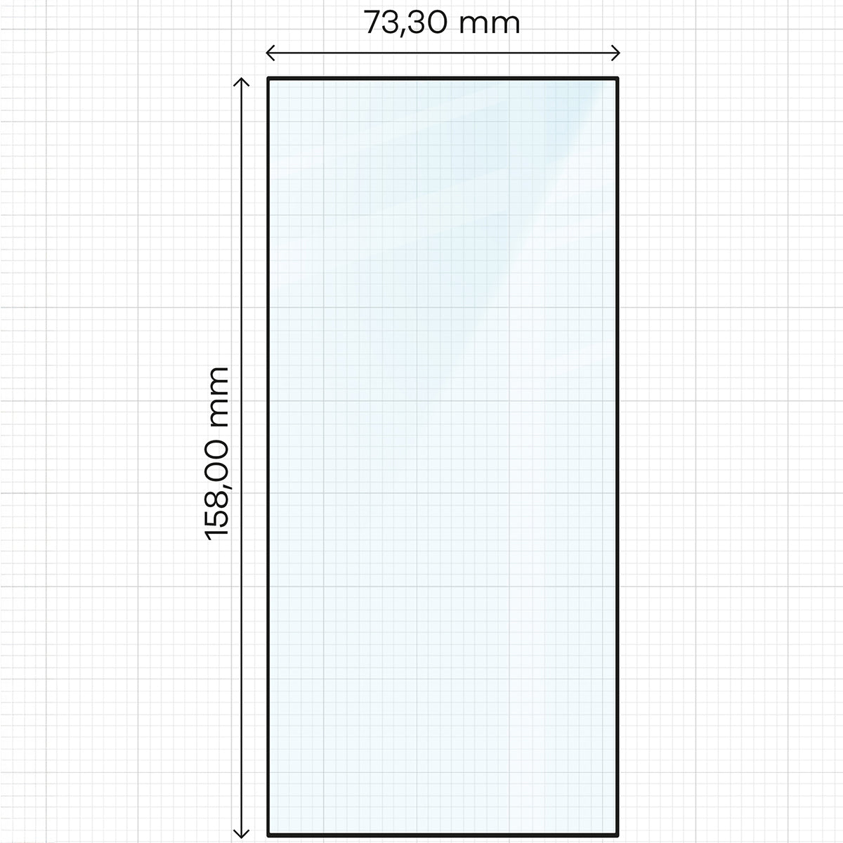 Gehärtetes Glas für Galaxy S24 Ultra, Bizon Glass Edge 2, schwarz