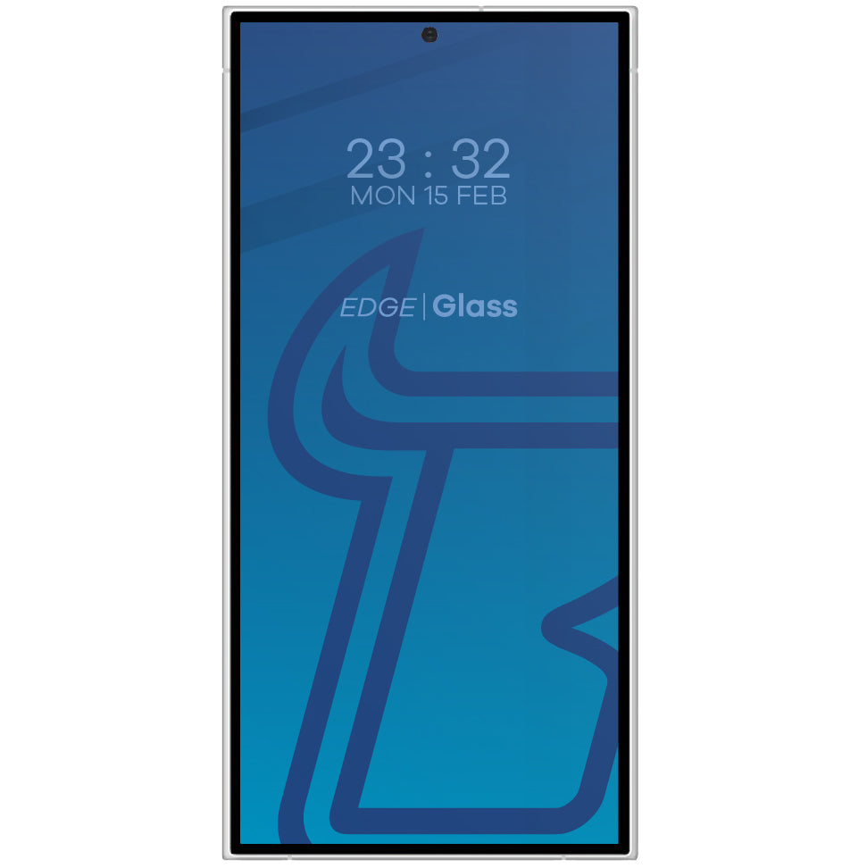 Gehärtetes Glas für Galaxy S24 Ultra, Bizon Glass Edge 2, schwarz