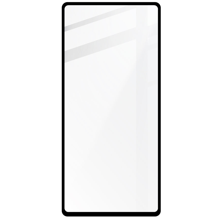 Gehärtetes Glas Bizon Glass Edge 2 für Pixel 7A, schwarz