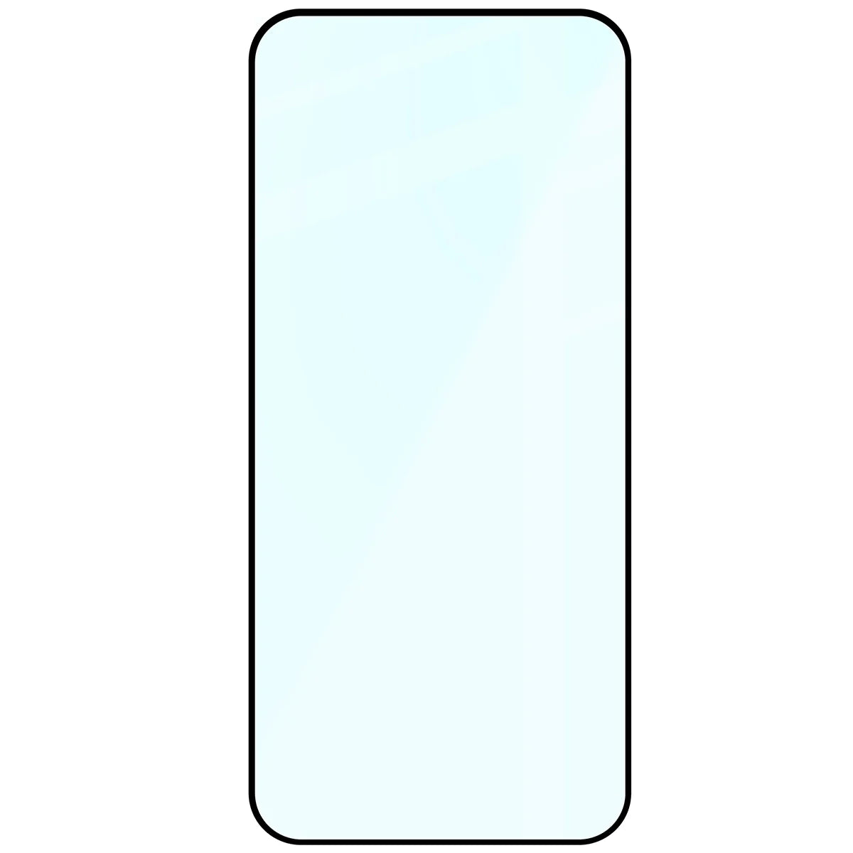 Gehärtetes Glas für Honor Magic8 Lite, Bizon Glass Edge, Schwarzer Rahmen