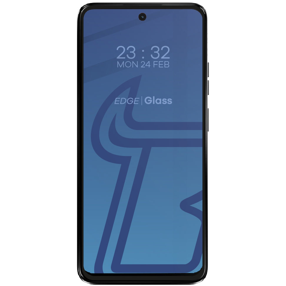 Gehärtetes Glas für Motorola Moto G34 / G45 5G, Bizon Glass Edge 2, schwarz