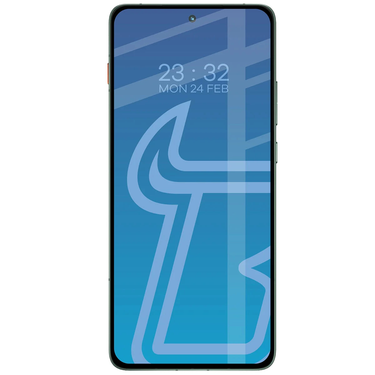 Gehärtetes Glas für Motorola Edge 70, Bizon Glass Edge, Schwarzer Rahmen