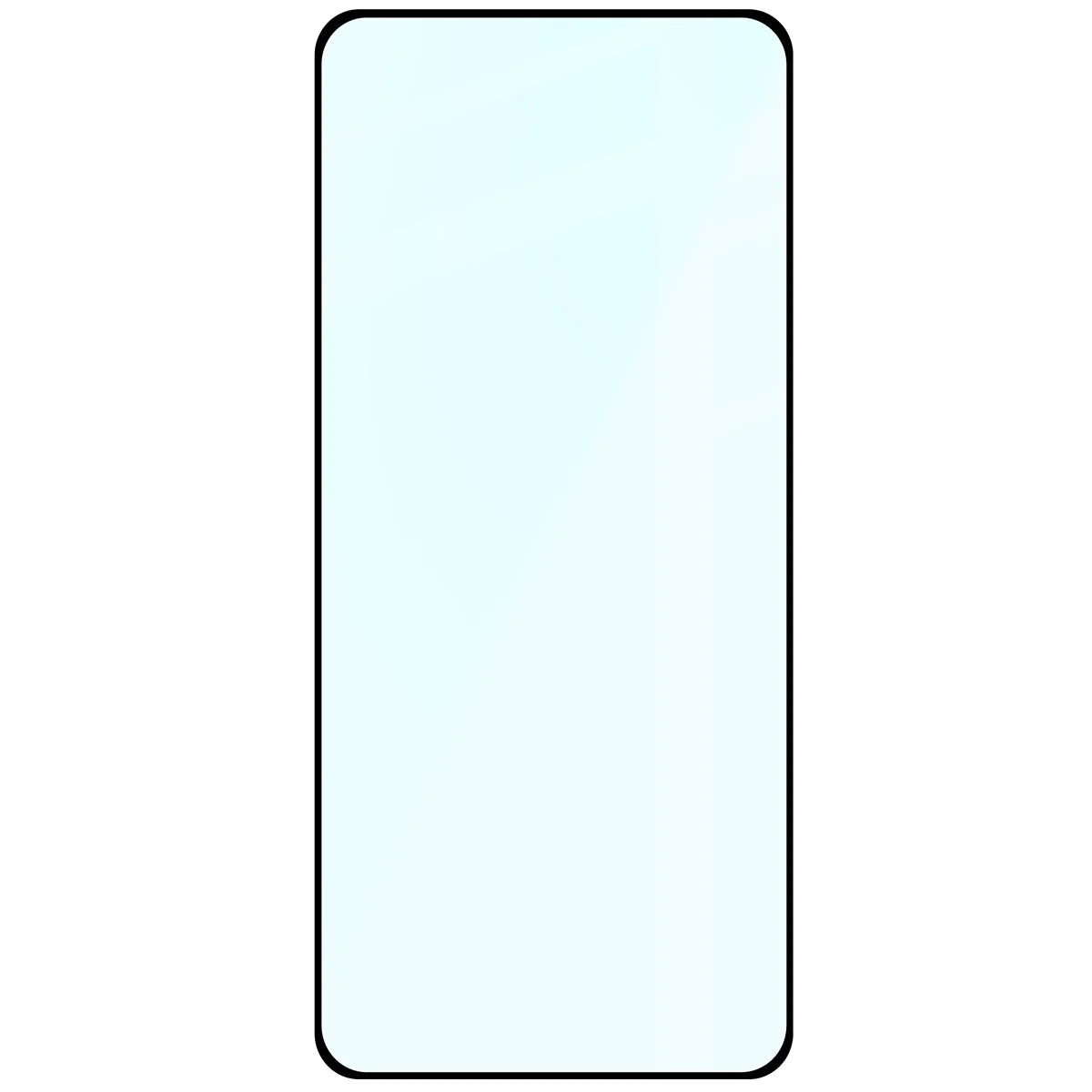 Gehärtetes Glas für Motorola Edge 70, Bizon Glass Edge, Schwarzer Rahmen