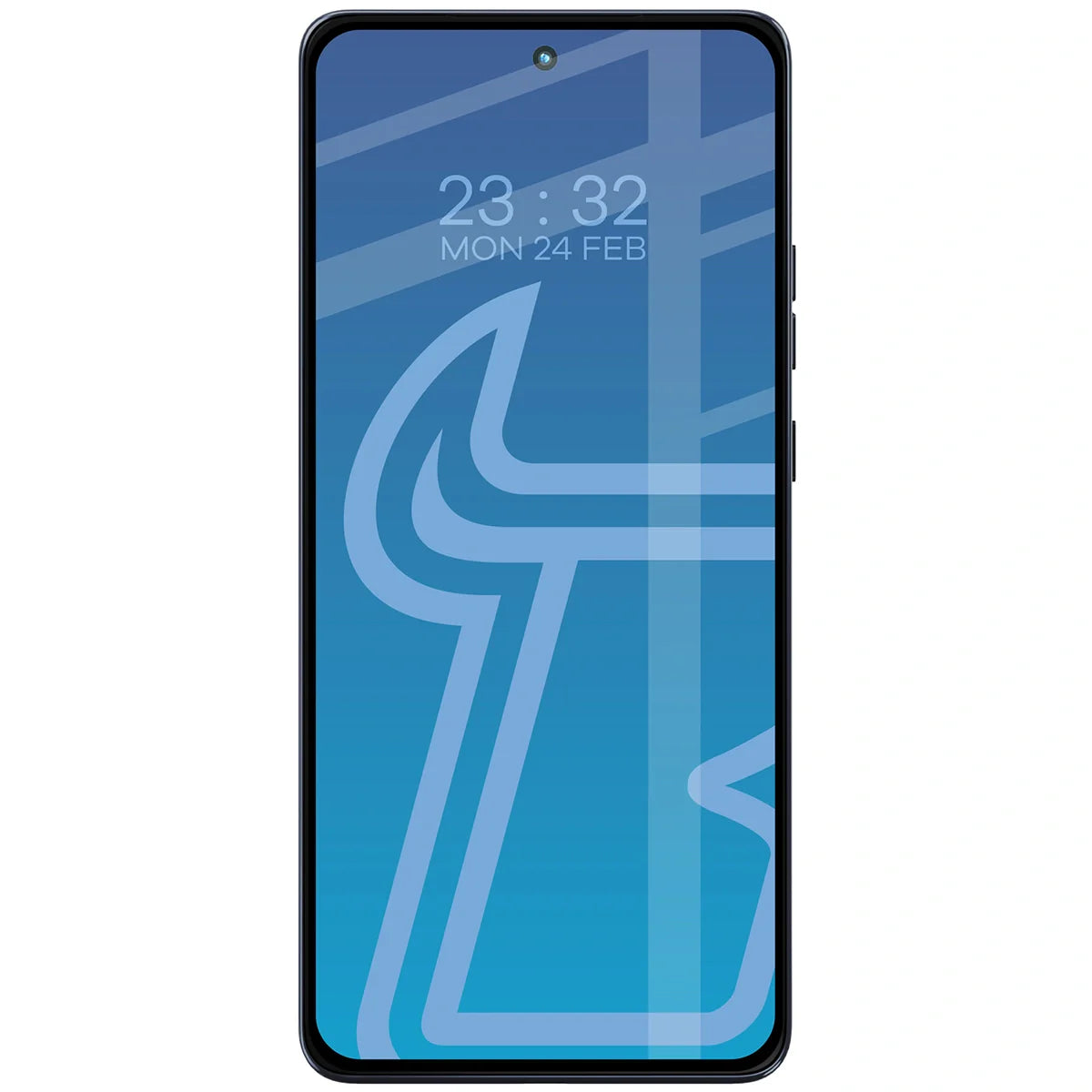 Gehärtetes Glas für Motorola Moto G86 5G / G86 Power 5G, Bizon Glass Edge 2, Schwarzer Rahmen