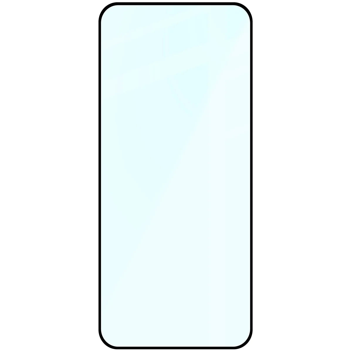 Gehärtetes Glas für Nothing Phone (4a), Bizon Glass Edge, Schwarzer Rahmen