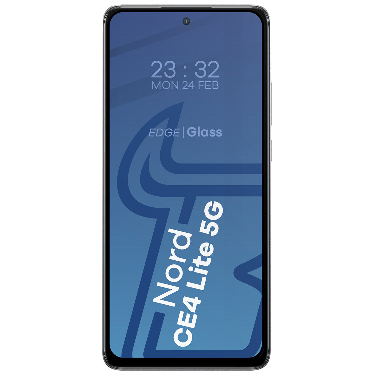 Gehärtetes Glas für OnePlus Nord CE4 Lite 5G, Bizon Glass Edge 2, Schwarz