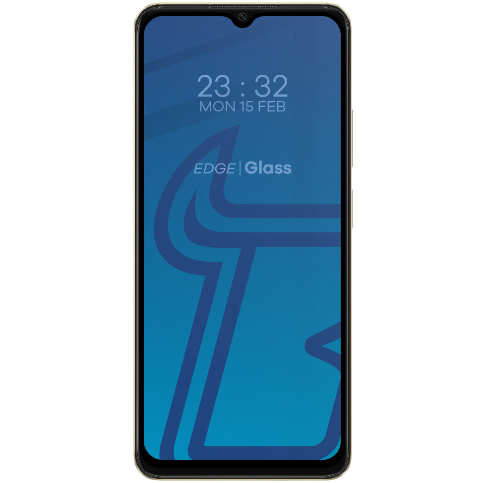 Gehärtetes Glas Bizon Glass Edge 2 für Oppo A38, schwarz