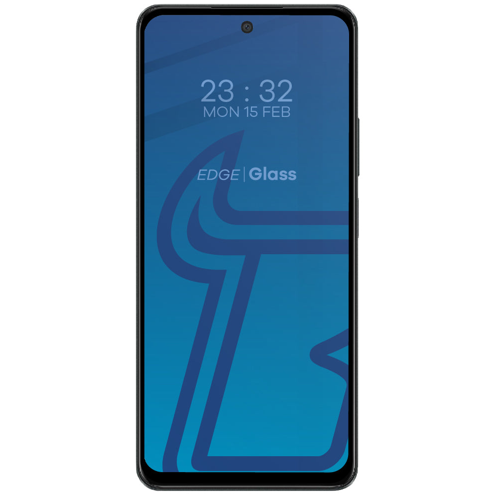 Gehärtetes Glas Bizon Glass Edge 2 für Oppo A58 4G, schwarz