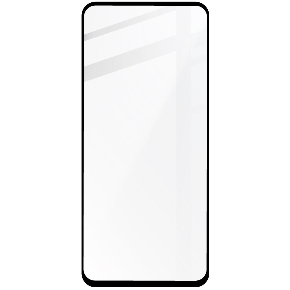 Gehärtetes Glas Bizon Glass Edge 2 für Oppo A58 4G, schwarz