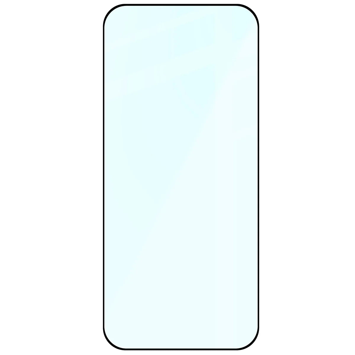 Gehärtetes Glas für Oppo Find X9, Bizon Glass Edge, Schwarzer Rahmen