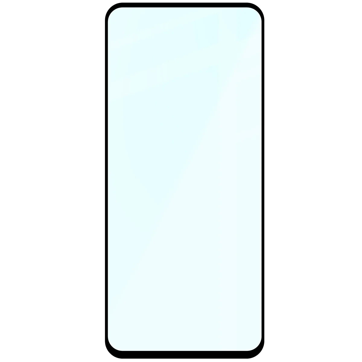 Gehärtetes Glas für Realme C71 4G, Bizon Glass Edge 2, Schwarzer Rahmen