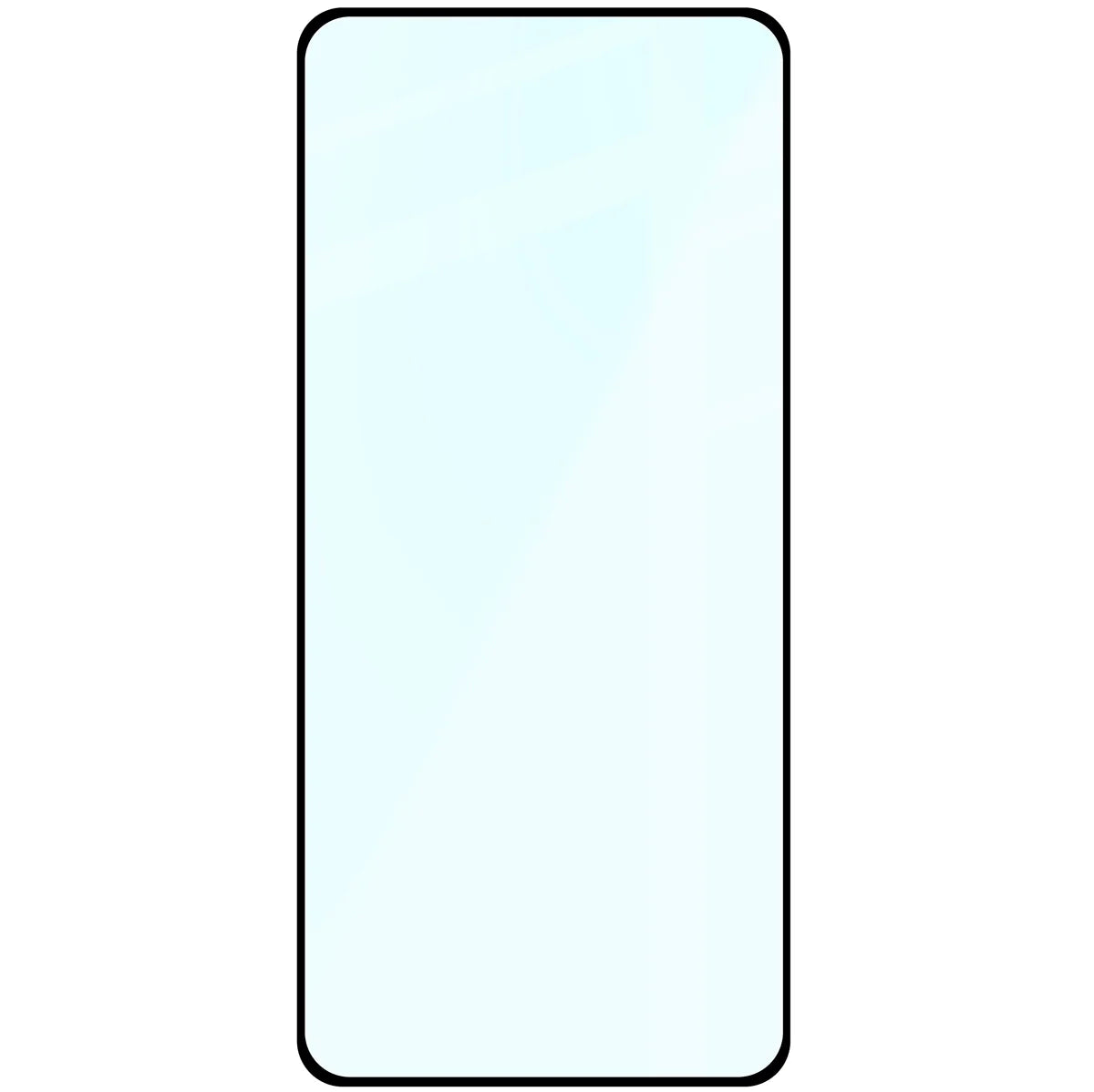 Gehärtetes Glas für Realme GT 7 / 7T, Bizon Glass Edge 2, Schwarzer Rahmen