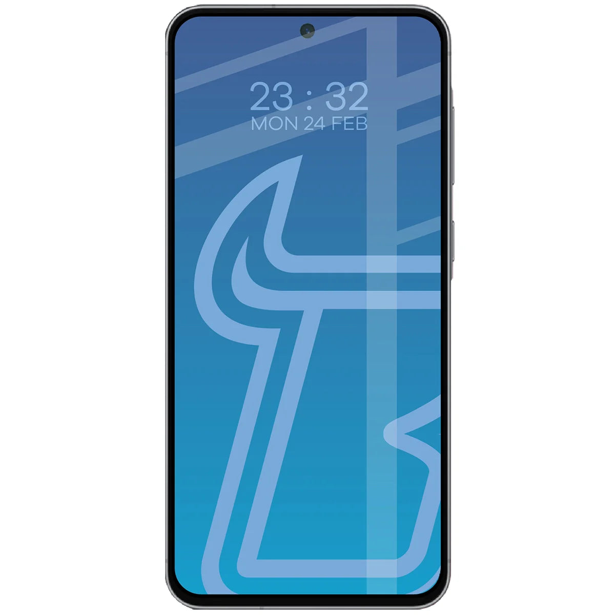 Gehärtetes Glas für Galaxy A57 5G, Bizon Glass Edge, Schwarzer Rahmen