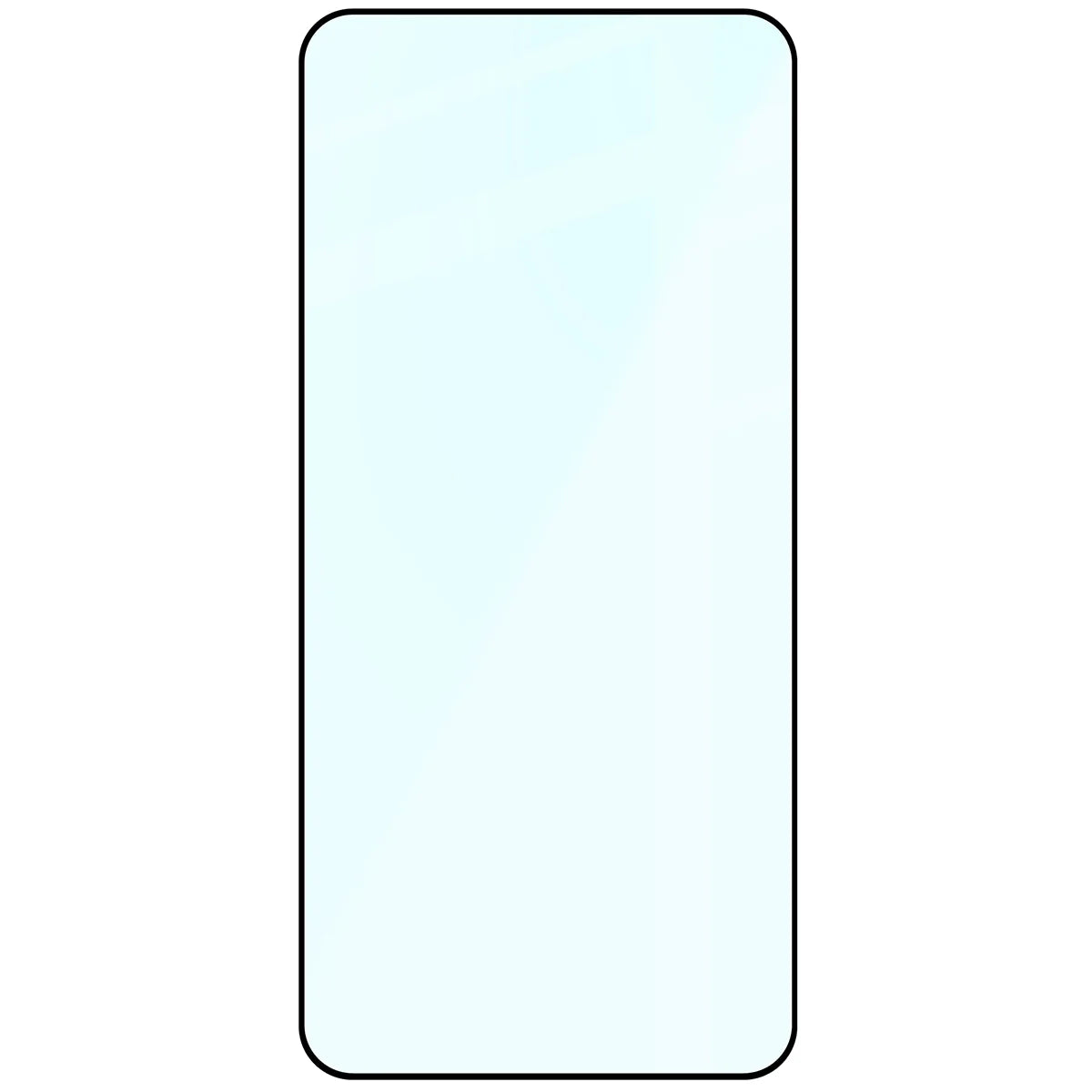 Gehärtetes Glas für Galaxy A57 5G, Bizon Glass Edge, Schwarzer Rahmen