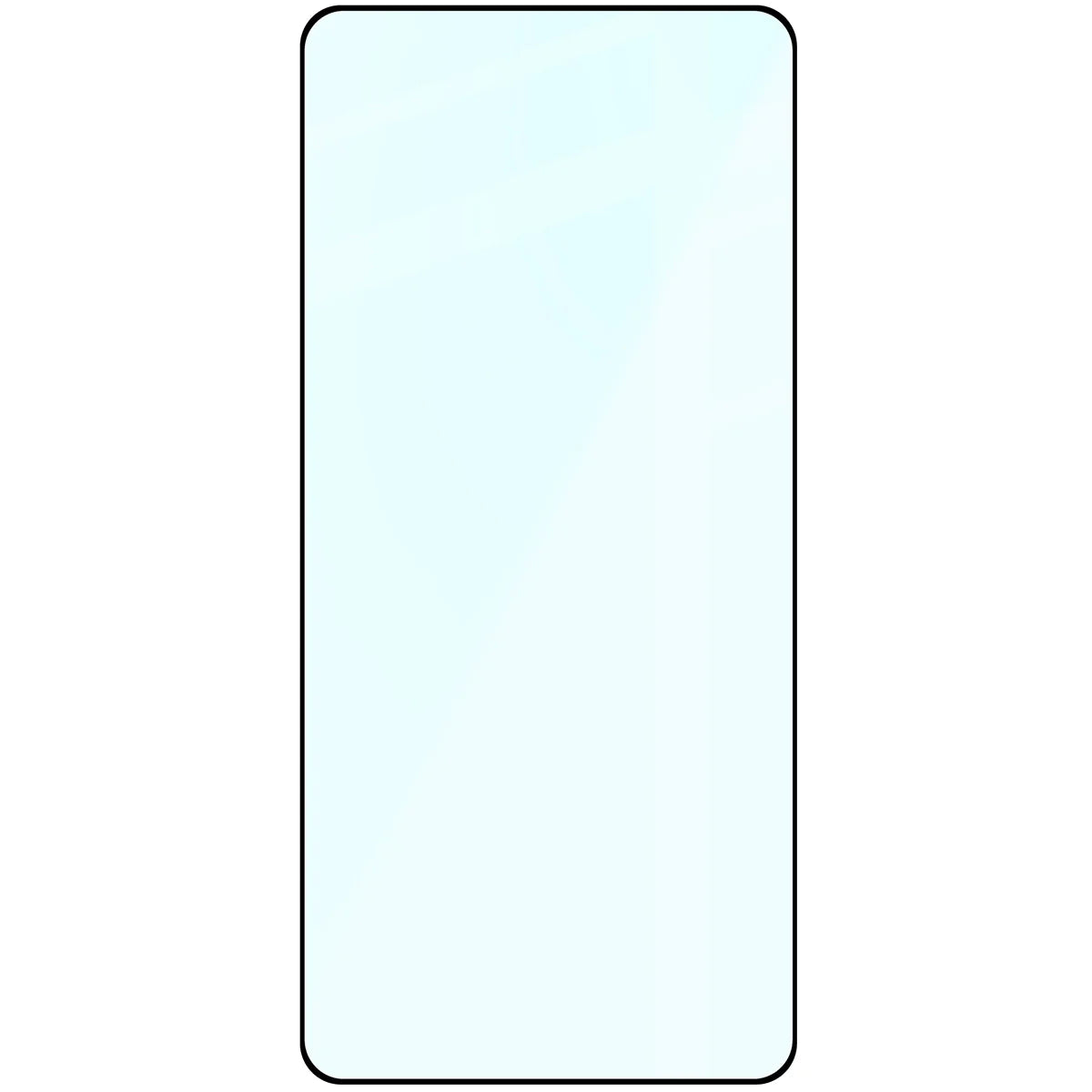 Gehärtetes Glas für Galaxy S26, Bizon Glass Edge, Schwarzer Rahmen