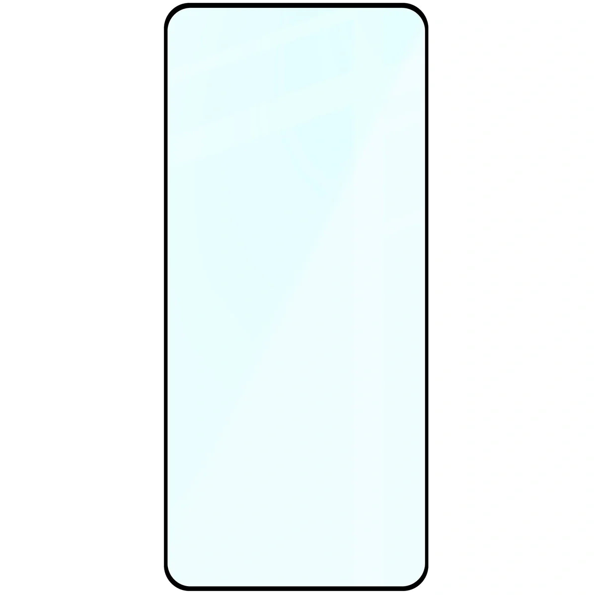 Gehärtetes Glas für Vivo V60 Lite 5G, Bizon Glass Edge, Schwarzer Rahmen