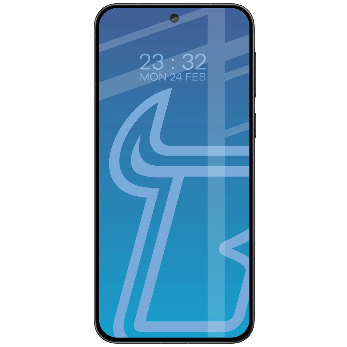Gehärtetes Glas für Vivo X200 FE, Bizon Glass Edge 2, Schwarzer Rahmen