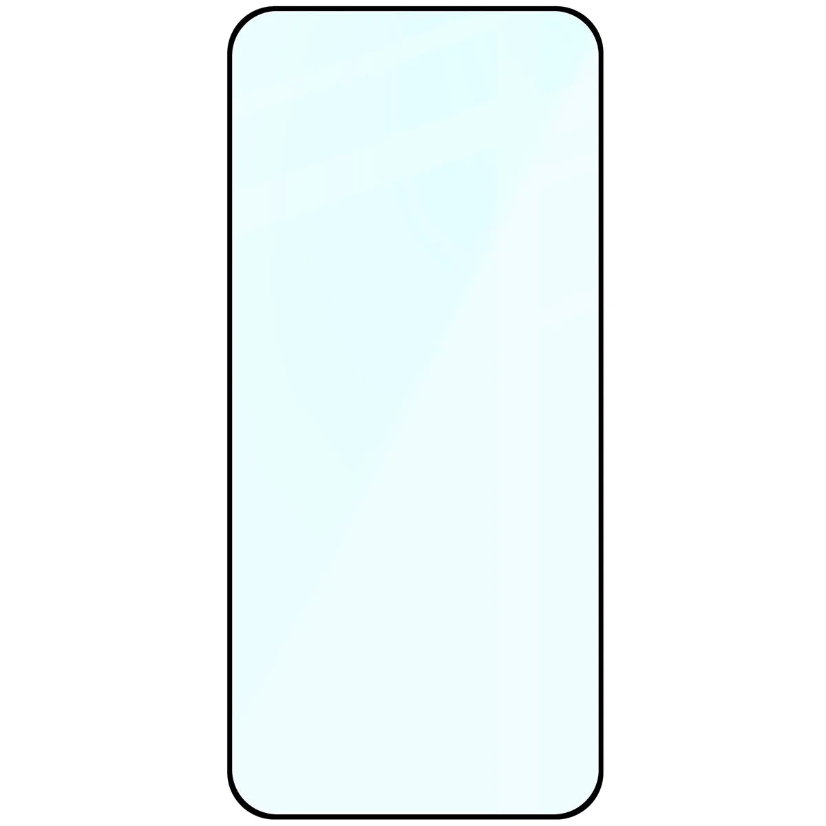 Gehärtetes Glas für Vivo X200 FE, Bizon Glass Edge 2, Schwarzer Rahmen