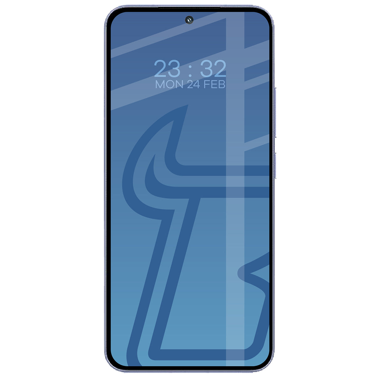 Gehärtetes Glas für Xiaomi 15, Bizon Glass Edge, Schwarzer Rahmen