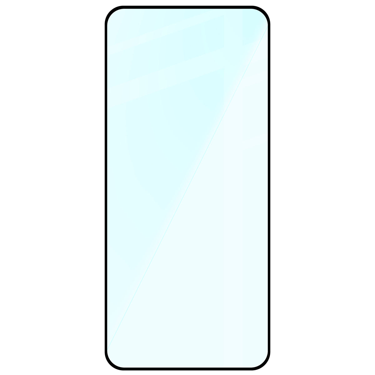 Gehärtetes Glas für Xiaomi 15, Bizon Glass Edge, Schwarzer Rahmen