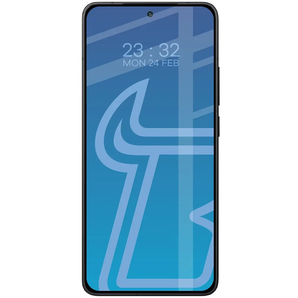 Gehärtetes Glas für Xiaomi Poco F7 Pro / F7 Ultra, Bizon Glass Edge 2, Schwarzer Rahmen