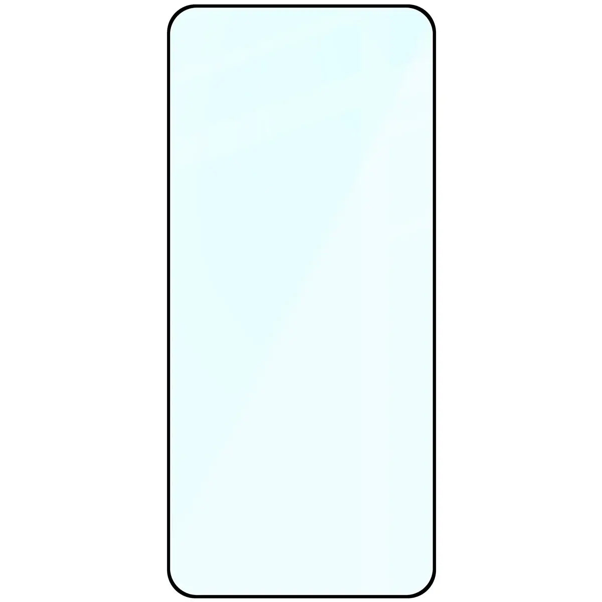 Gehärtetes Glas für Xiaomi Poco F7 Pro / F7 Ultra, Bizon Glass Edge 2, Schwarzer Rahmen