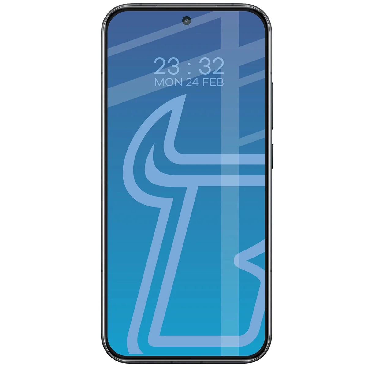Gehärtetes Glas für Xiaomi POCO F8 Pro, Bizon Glass Edge, Schwarzer Rahmen