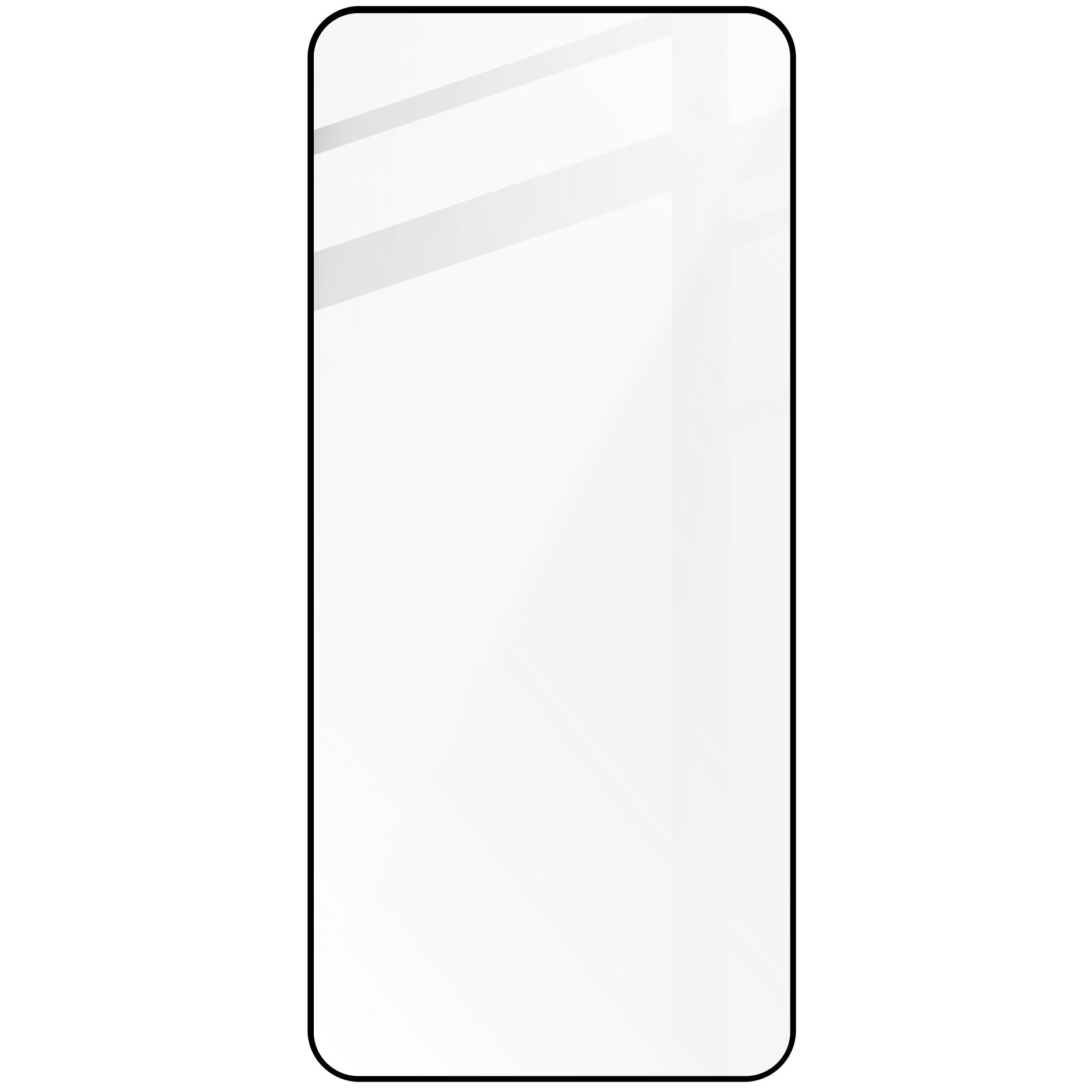 Gehärtetes Glas für Xiaomi Poco F6 Pro, Bizon Glass Edge, Schwarz