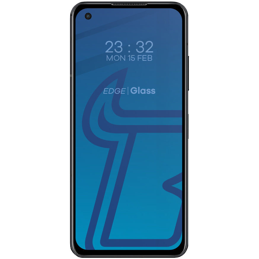 Gehärtetes Glas Bizon Glass Edge 2 Pack - 2 Stück + Kameraschutz für Asus Zenfone 10, Schwarz