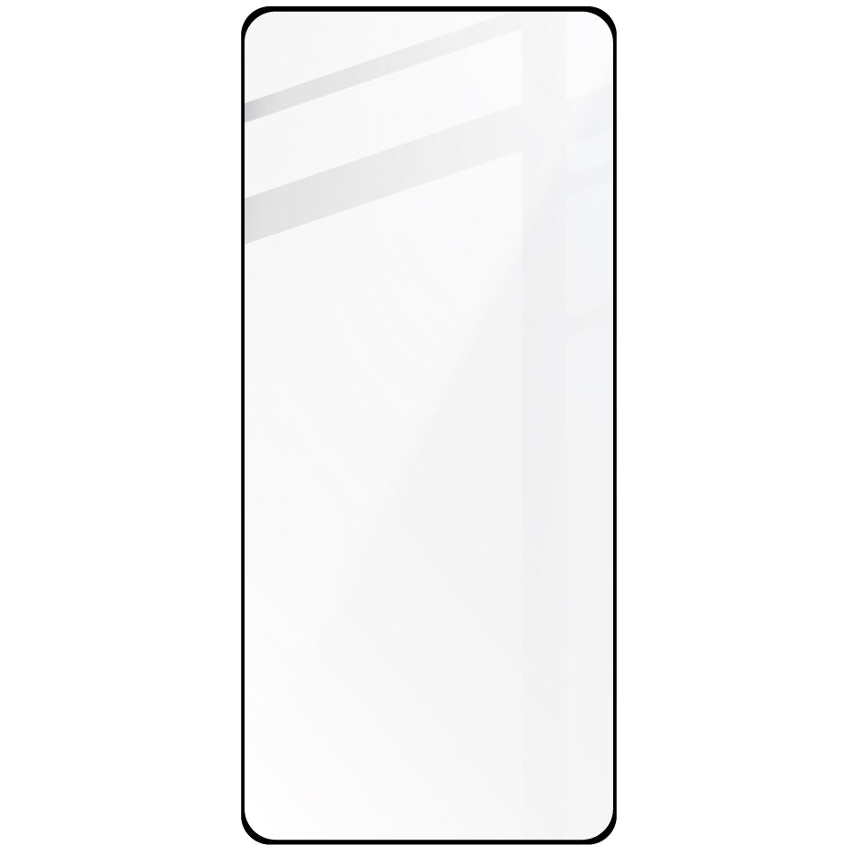 Gehärtetes Glas 2 Stück + Kameraschutz für Xiaomi Poco X6 / Redmi Note 13 Pro 5G, Bizon Glass Edge Pack, Schwarz
