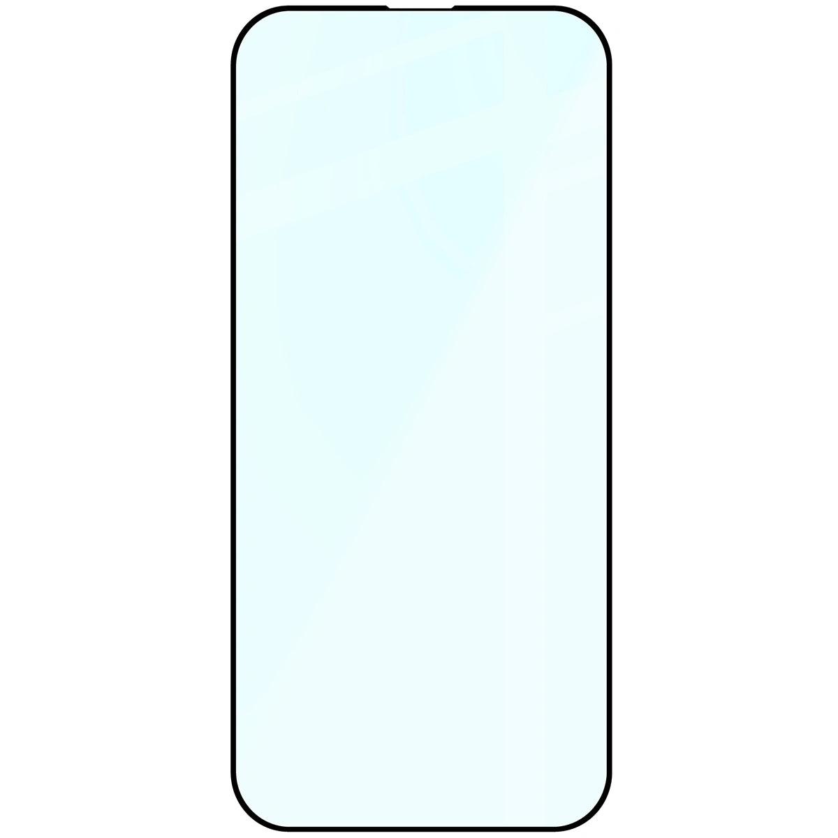 Gehärtetes Glas Bizon Glass Edge für iPhone 17e / 16e / 14 / 13 / 13 Pro, schwarz